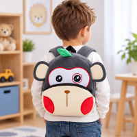 Rucsac copii din pluș cu animăluț – 8 modele disponibile