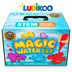 Set de joacă LUDIKOO Magic Water Elf – creează figurine din gel, 12 culori și 12 forme, 3+ ani Set de joacă LUDIKOO Magic Water Elf – creează figurine din gel, 12 culori și 12 forme, 3+ ani