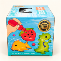 Set de joacă LUDIKOO Magic Water Elf – creează figurine din gel, 12 culori și 12 forme, 3+ ani