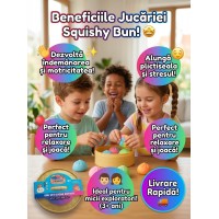 LUDIKOO – Gălușcă squishy surpriză în cutiuță, 10 cm, 3+ ani LUDIKOO – Gălușcă squishy surpriză în cutiuță, 10 cm, 3+ ani