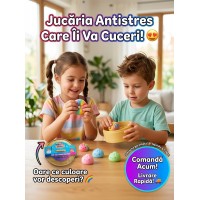 LUDIKOO – Gălușcă squishy surpriză în cutiuță, 10 cm, 3+ ani LUDIKOO – Gălușcă squishy surpriză în cutiuță, 10 cm, 3+ ani
