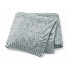 Păturică Bebe LUDIKOO 70x90 cm, 100% Bumbac, Moale și Tricotată pentru Pătuț și Cărucior