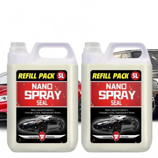 Set 2 x Solutie Nano pentru masina cu acoperire rapida, 5L fiecare