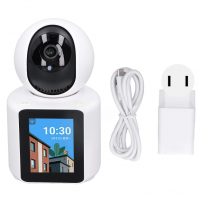Camera video bidirectionala, LCD 2.8 inch, apeluri video, camera securitate 360°, HD 1080p Camera video bidirectionala, LCD 2.8 inch, apeluri video, camera securitate 360°, HD 1080p