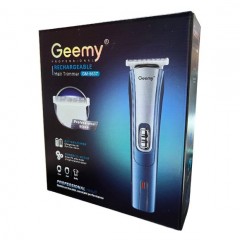Aparat de tuns electric Geemy, reincarcabil, taiere precisa, design prietenos, albastru/argintiu Aparat de tuns electric Geemy, reincarcabil, taiere precisa, design prietenos, albastru/argintiu