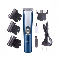 Aparat de tuns electric Geemy, reincarcabil, taiere precisa, design prietenos, albastru/argintiu Aparat de tuns electric Geemy, reincarcabil, taiere precisa, design prietenos, albastru/argintiu