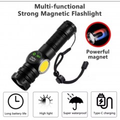 Lanterna LED Profesionala, 2600 Lumeni, USB-C, Rezistenta la Apa IP65, LED 30W Lanterna LED Profesionala, 2600 Lumeni, USB-C, Rezistenta la Apa IP65, LED 30W