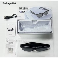 Ochelari inteligenți, ochelari de soare Bluetooth polarizați cu microfon și difuzoare încorporate