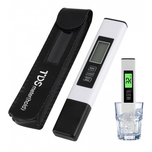 Tester digital TDS pentru verificarea calitatii apei + Husa protectie Tester digital TDS pentru verificarea calitatii apei + Husa protectie
