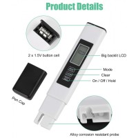 Tester digital TDS pentru verificarea calitatii apei + Husa protectie Tester digital TDS pentru verificarea calitatii apei + Husa protectie