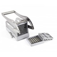 Aparat Manual de Taiat Cartofi Pai din Inox - Feliator Profesional de Legume cu Maner Ergonomic