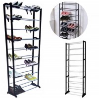 Organizator Vertical de Pantofi - Capacitate 30 Perechi, Structura Metalica Usoara si Modulara