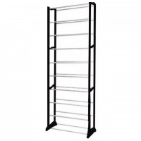 Organizator Vertical de Pantofi - Capacitate 30 Perechi, Structura Metalica Usoara si Modulara