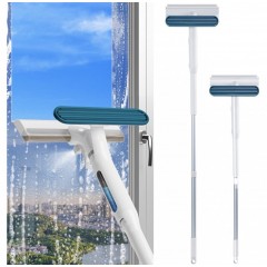 Spalator de Geamuri Telescopic 3-in-1 cu Pulverizator Integrat si Racleta - Kit Complet de Curatare Spalator de Geamuri Telescopic 3-in-1 cu Pulverizator Integrat si Racleta - Kit Complet de Curatare