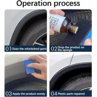 Solutie Ceramica pentru Restaurare si Protectie Plastic Auto, Crystal Coating, 30ml