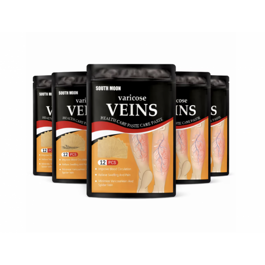 Pachet 5x 12 Plasturi pentru varice, amelioreaza durerea, reduce inflamatia si stimuleaza circulatia