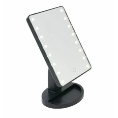 Oglinda de machiaj LED, dreptunghiulara, 16 becuri