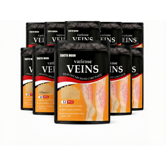 Pachet 10x 12 Plasturi pentru varice, amelioreaza durerea, reduce inflamatia, stimuleaza circulatia