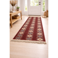 Traversa Hol Stil Rustic si Etnic - Covoare Noi cu Motive Geometrice (60x150) Traversa Hol Stil Rustic si Etnic - Covoare Noi cu Motive Geometrice (60x150)