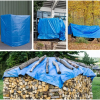 Pachet promotional 1 + 1 Prelata impermeabila 2 m X 3 m, de protectie, densitate de 80 G/MP si inele