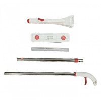 Spalator de Geamuri Telescopic 3-in-1 cu Pulverizator Integrat si Racleta - Kit Complet de Curatare