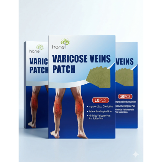 Pachet 3x 10 Plasturi Hanel pentru varice, ameliorare durere si reducere Inflamatii