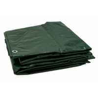 Prelata impermeabila 2 x 3 m, 120 g/mp si inele pe margini, verde