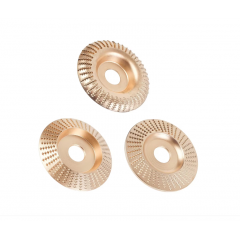 Set 3 Discuri cu raspel - flex, diametru 125 mm, rindeluit, slefuit, modelat, sculptat lemn