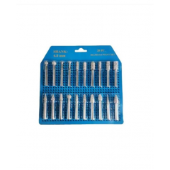 Freze diamantate profesionale, prindere 6 mm, Set 20 piese Freze diamantate profesionale, prindere 6 mm, Set 20 piese
