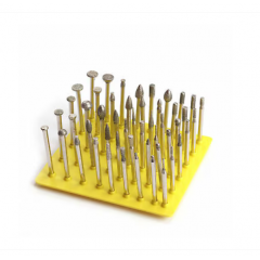 Set freze diamantate 50 piese tija 3mm Set freze diamantate 50 piese tija 3mm