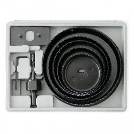 Set freze pentru lemn rigips 64-127 mm 8 piese Set freze pentru lemn rigips 64-127 mm 8 piese