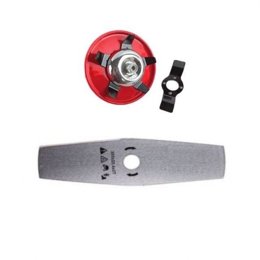 Disc motocoasa plat cu 2 dinti Disc motocoasa cu 5 lame protectie pentru sapat plivit tuns iarba