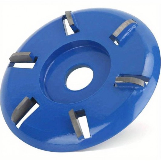 Disc modelat sculptat lemn diametrul 90 mm model 6 dinti