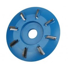 Disc modelat sculptat lemn diametrul 90 mm model 8 dinti