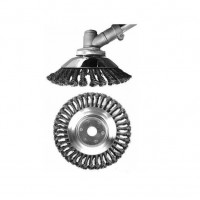 Disc pentru motocoasa/trimmer Perie sarma tip cupa cu toroane diametru 200 mm Disc pentru motocoasa/trimmer Perie sarma tip cupa cu toroane diametru 200 mm