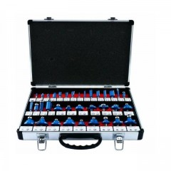 Set freze pentru lemn prindere 6 mm 35 piese Set freze pentru lemn prindere 6 mm 35 piese