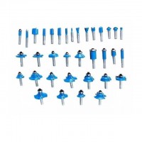 Set freze pentru lemn prindere 6 mm 35 piese