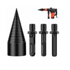 Set burghie pentru despicat lemne, diametru 42 mm, otel carbon, 3 prinderi Set burghie pentru despicat lemne, diametru 42 mm, otel carbon, 3 prinderi