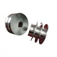 Fulie motor electric aluminiu 2 canale diametru interior 20 mm