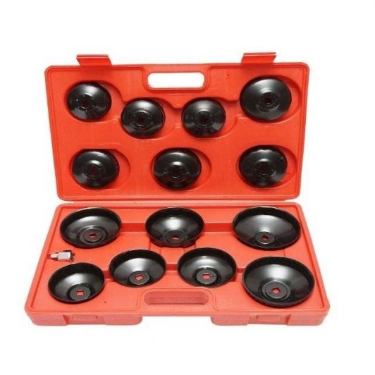 Trusa chei pentru filtre de ulei Chei filtru profesionale set 15 piese Trusa chei pentru filtre de ulei Chei filtru profesionale set 15 piese