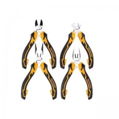 Mini clesti si patenti profesionali manere izolate lungime 125 mm set 4 piese Mini clesti si patenti profesionali manere izolate lungime 125 mm set 4 piese