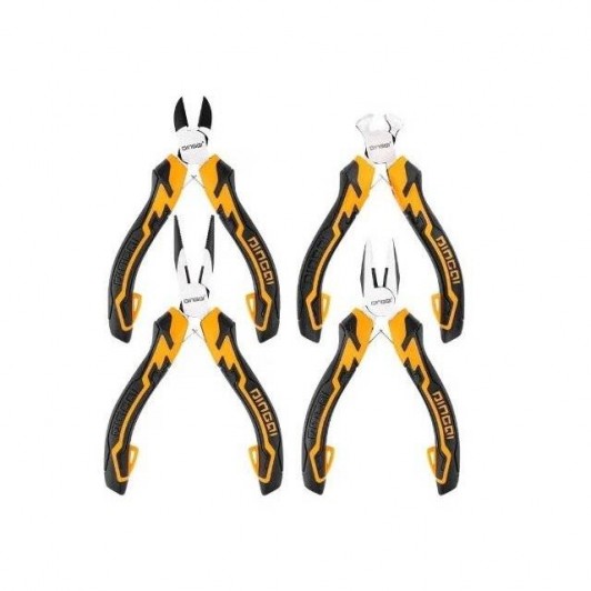 Mini clesti si patenti profesionali manere izolate lungime 125 mm set 4 piese Mini clesti si patenti profesionali manere izolate lungime 125 mm set 4 piese