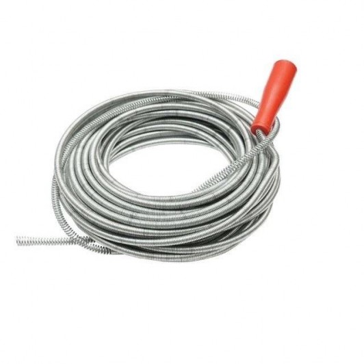 Sarpe pentru desfundat tevi lungime 15 m diametru 8.5 mm Sarpe pentru desfundat tevi lungime 15 m diametru 8.5 mm