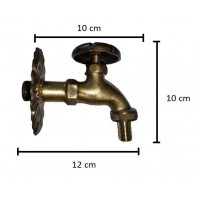 Robinet ornamental dublu serviciu alama antichizata