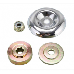 Set 4 adaptoare pentru masina de tuns iarba Metal Multicolor