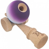 Kendama X Originala ,Kendama Profesionala din Lemn, Rubber Grip, 18 cm, Albastru/Alb/Violet Kendama X Originala ,Kendama Profesionala din Lemn, Rubber Grip, 18 cm, Albastru/Alb/Violet