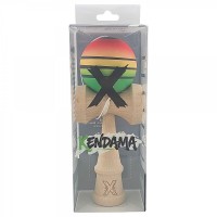 Kendama X Originala, Kendama Profesionala din Lemn, Rubber Grip, 18 cm, Rosu/Galben/Verde Kendama X Originala, Kendama Profesionala din Lemn, Rubber Grip, 18 cm, Rosu/Galben/Verde