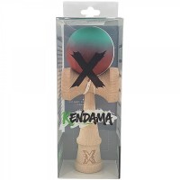 Kendama X Originala, Kendama Profesionala din Lemn, Rubber Grip, 18 cm, Rosu/Verde Kendama X Originala, Kendama Profesionala din Lemn, Rubber Grip, 18 cm, Rosu/Verde