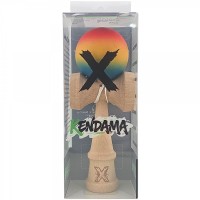 Kendama X Originala, Kendama Profesionala din Lemn, Rubber Grip, 18 cm,Rosu/Galben/Albastru Kendama X Originala, Kendama Profesionala din Lemn, Rubber Grip, 18 cm,Rosu/Galben/Albastru