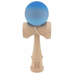 Kendama X Originala, Kendama Profesionala din Lemn, Rubber Grip, 18 cm, Albastru/Gri/Bleu Kendama X Originala, Kendama Profesionala din Lemn, Rubber Grip, 18 cm, Albastru/Gri/Bleu